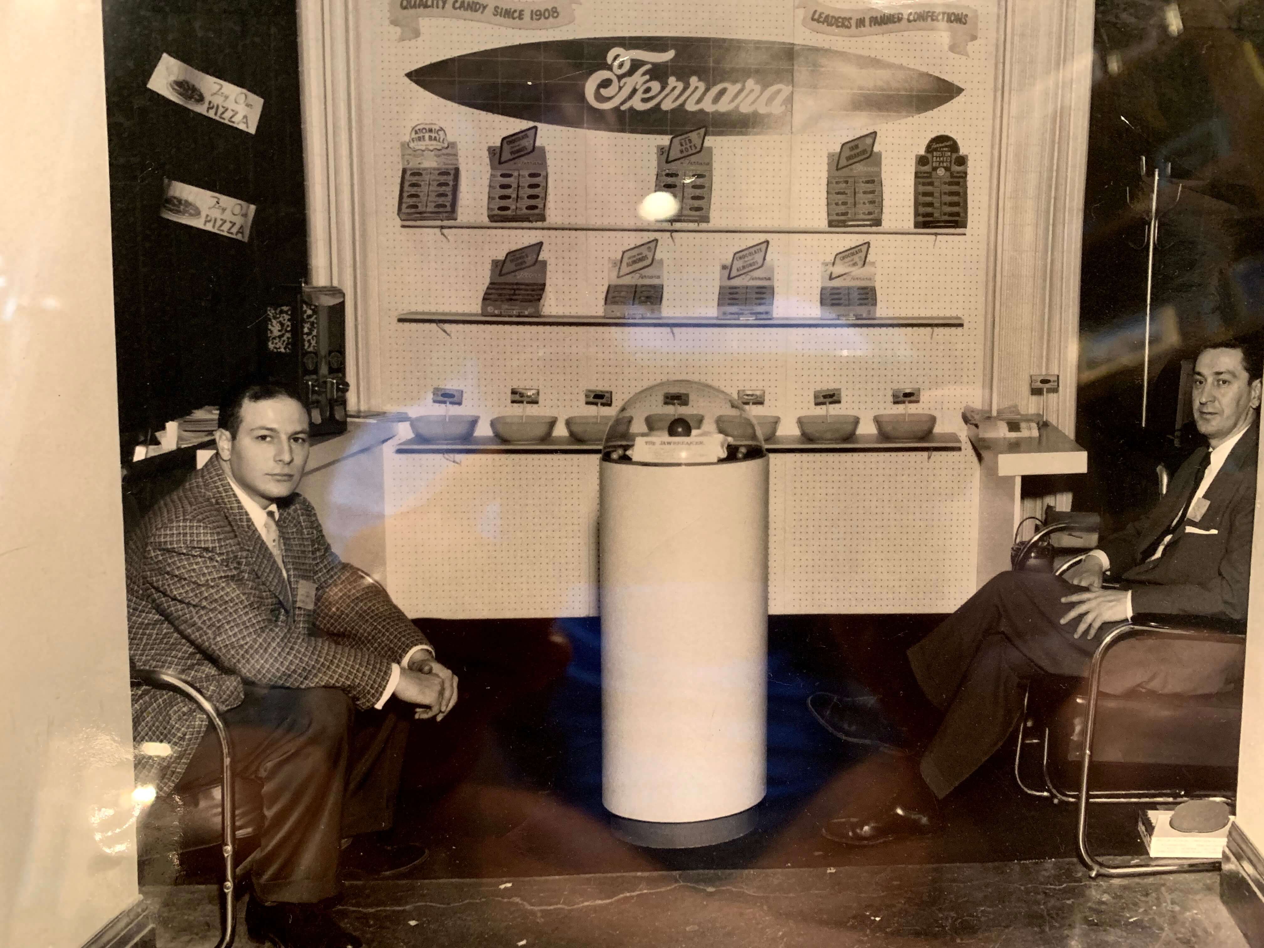 Lou Pagano and Lou Buffardi at a trade show circa 1959.